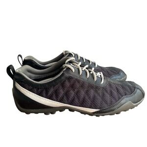 Footjoy Golf Shoes Womens 8 M Black‎ Quilted Leather Spikeless Lace Up Sneaker